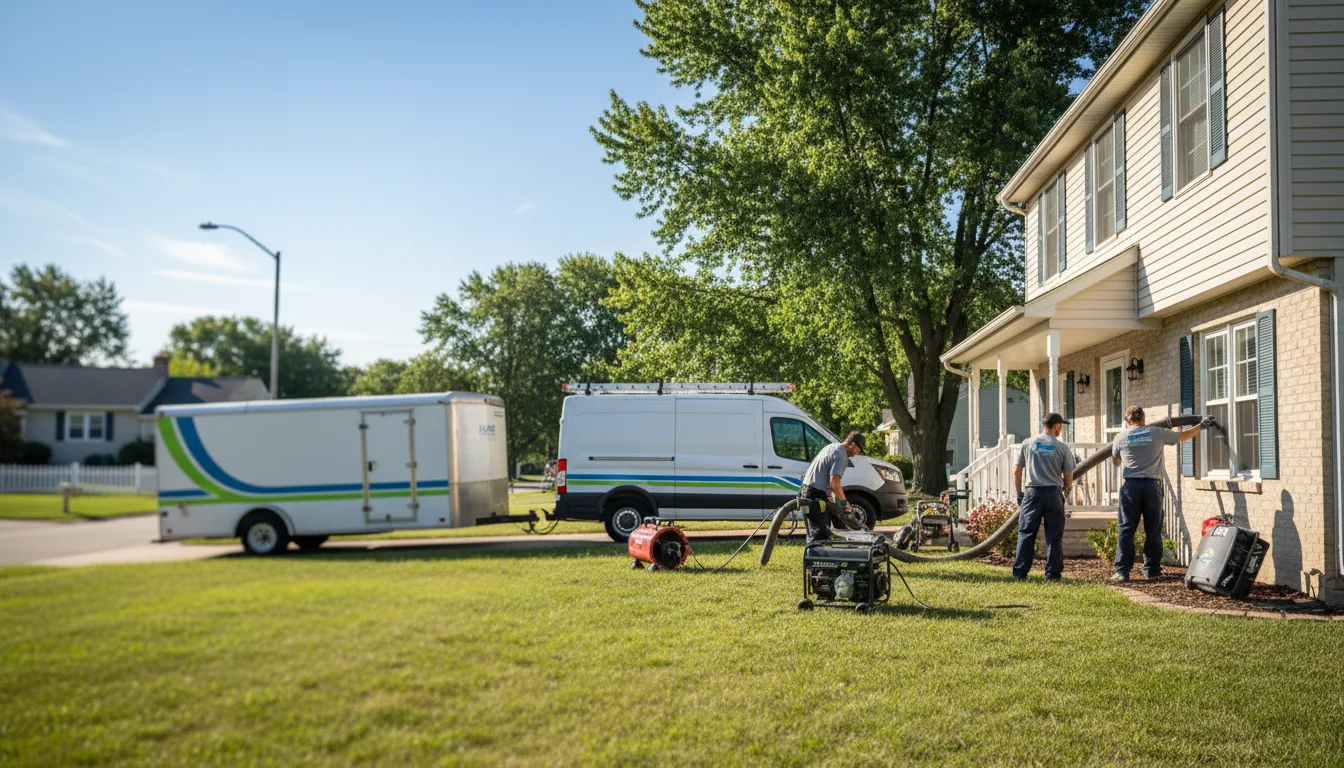 Flooded Basement Restoration And Cleanup With Repair in Wilmore, KS near me